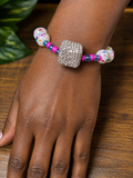 Cube Pop Glass Bracelet