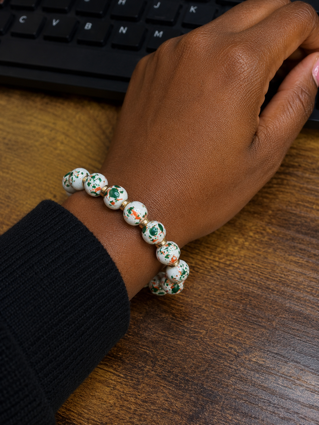 Garden Splatter Bracelet