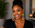 Colorful Circle of Joy Earrings